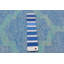 Kilim bleu Ankara 5 pi 1 po x 8 pi 1 po
