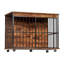 Meubles pour cage de chien, meubles pour grande cage avec plateau pour chiens de taille moyenne, chenil en bois-900866139