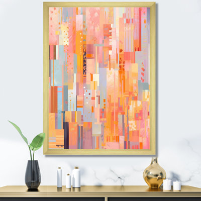 «Pink Orange», impression sur toile