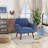 Janara 30.3'' Wide Tufted Linen Upholstered Armchair-1084921796