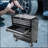 7 DRAWERS MULTIFUNCTIONAL TOOL CART WITH WHEELS-BLACK-1986955158