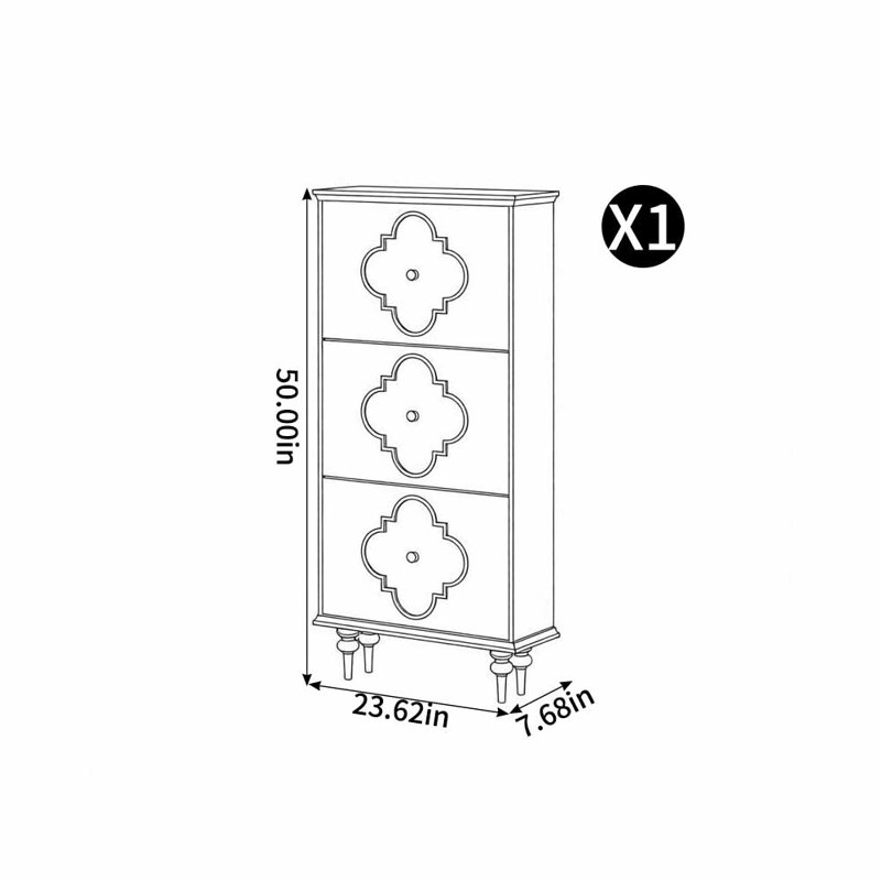 Christner, 50 po H x 23,62 po L x 7,68 po P 