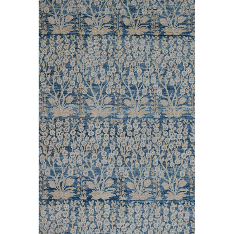 New Turkmen Afghan One-of-a-Kind Rectangle 10' X 13'11" Area Rug