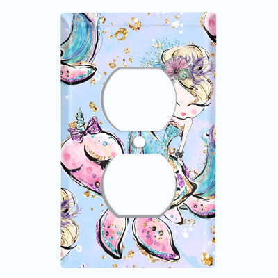 Nautical & Beach 1 - Gang Duplex Outlet Standard Wall Plate
