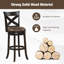 Tabouret de bar pivotant 31 po Brunetto-1810115299