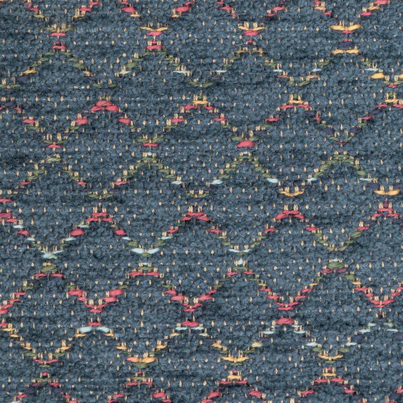 Bissy Cotton Blend Performance Fabric, Blue