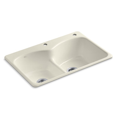 Évier de cuisine à montage sur plan L 33 po x l 22 po Langlade®