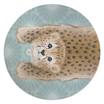 Lil Lying Leopard Tile Kids Play Mat