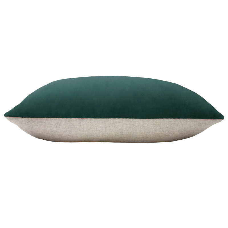 Contra Rectangular Throw Cushion, Teal