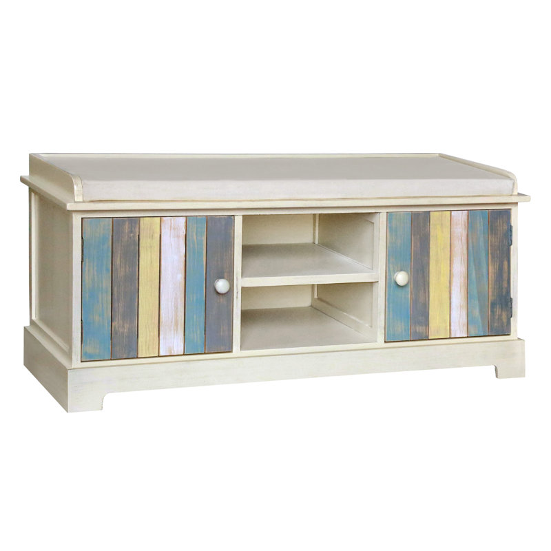 Banc de rangement en bois Kappel