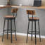 Tabouret de bar rotatif 29,5 po Edoire