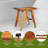 EcoDecors Shoji Shower Stool 13.5”