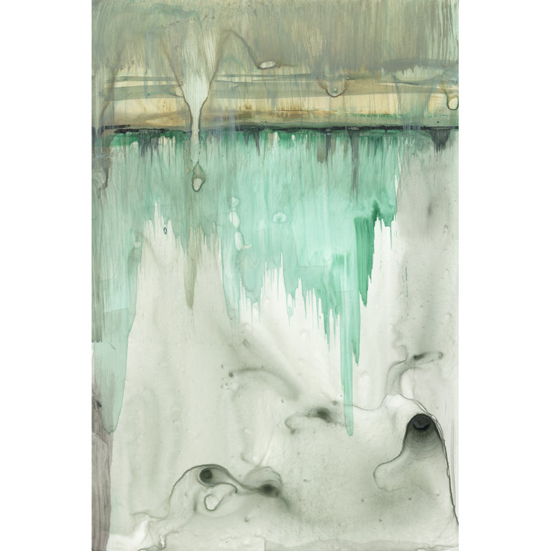 Verde Horizon I - Painting on Canvas, 76 cm H x 51 cm W, Wrapped Canvas