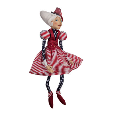 Annie Star Patriotic Gathered Traditions Joe Spencer Art Doll Figure