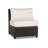 Siesta Key 93'' Wide Wicker Patio Sectional with Sunbrella® Cushions