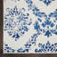 Bleu Damas businge/Tapis décoratif blanc-548148352