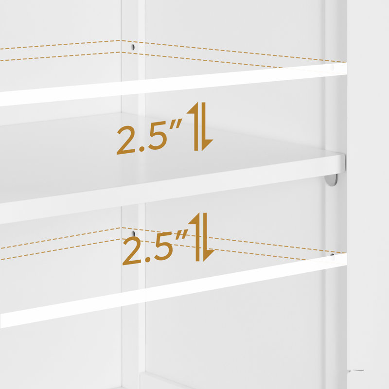 Annia Bathroom Cabinet, White