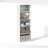Furinno GEHRY 5-Tier Media Storage, CD DVD Media Tower, with Adjustable Shelves, for Living Room, Home Office, White-116834283