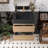 Bathroom Vanity Matte Black Engineered Quartz Sink-640200489