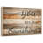 Cadre flottant en bois naturel