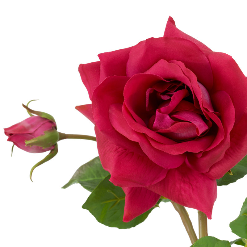 Bouquet Of Roses Three Tone White Real Touch 72 Pcs/3 Varieties, Pink