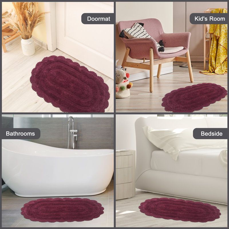 Casanova Non-Slip, Burgundy, 34" L x 21" W