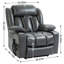 Fauteuil inclinable à double moteur en cuir à deux positions Infinity Power Lift-462265308