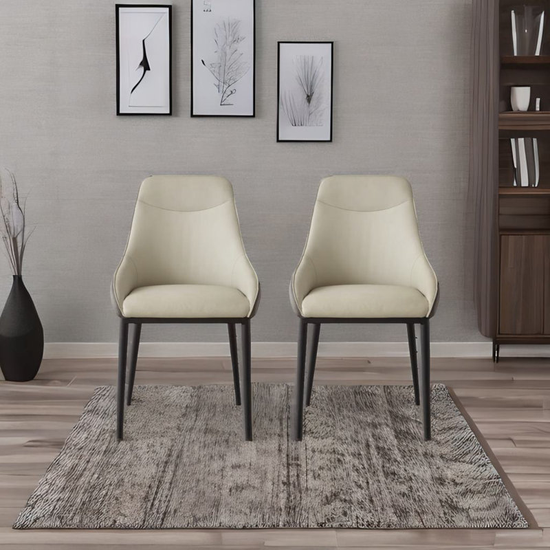 Chaise en cuir Pu