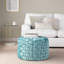 Repose-pieds rond 24 po en velours-133256835