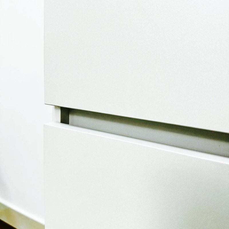 Modular Wood Closet System with Mirror
