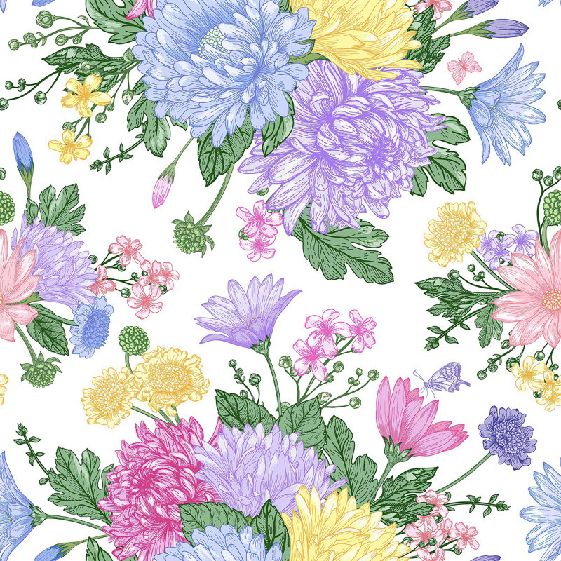 Peel & Stick Wall Mural, 8.34' W x 8.34' L