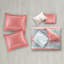 Grand édredon pour lit - médaillon corail, détails brodés, lit lavable à la machine avec imprimé médaillon corail, inclus