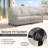 Goodman Weatherproof Patio Sofa Cover with Breathable, Durable Water-Resistant PVC Protection, Adjustable Elastic Hem, Click-Close Straps and Air Holes-83488266-25131739