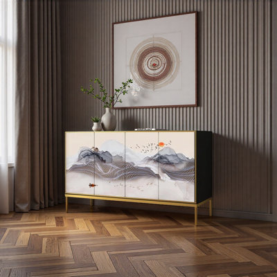 Sideboard wall-mounted cabinet in the dining room