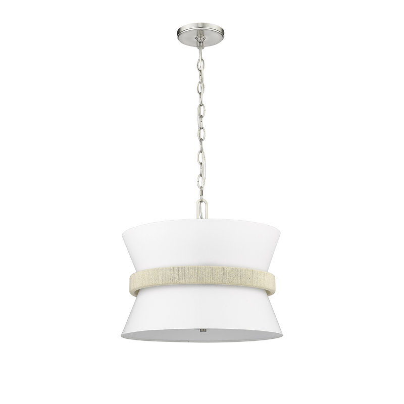 Lenie 3 - Light Unique/Statement Pendant, Brushed Nickel