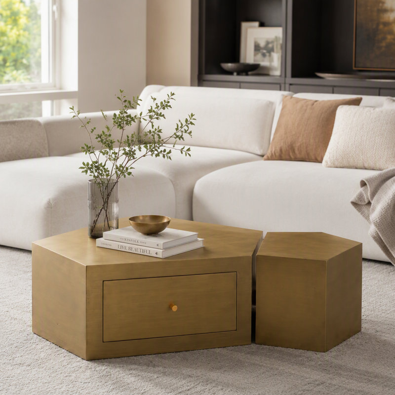 Ensemble de 2 tables gigognes Modern Modern