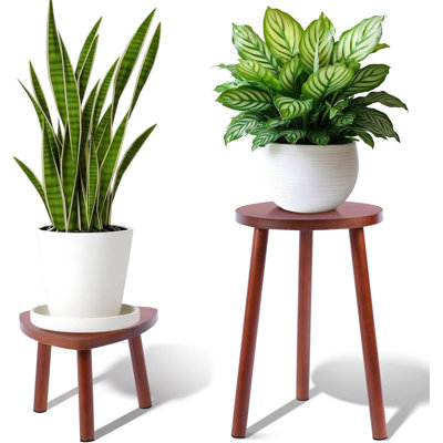 Support à plantes à 2 niveaux pour l'intérieur et l'extérieur