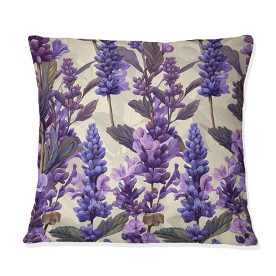 Coussin Lavender Fields II - Modern