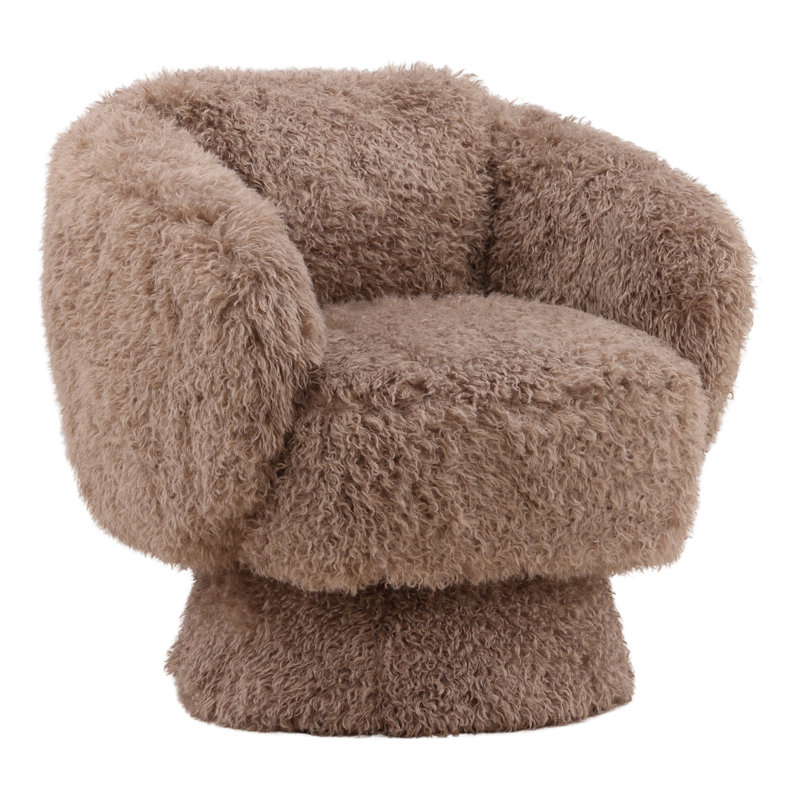 Chaise pivotante Mariam, Taupe