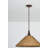 Kenzo 21" 1-Light Wicker Empire Pendant