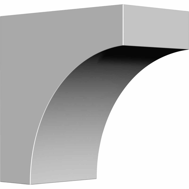 Endurathane Stockport Bracket, 3"W x 5 1/2"D x 5 1/2"H, Factory Primed, 5.5"H x 3"W x 5.5"D