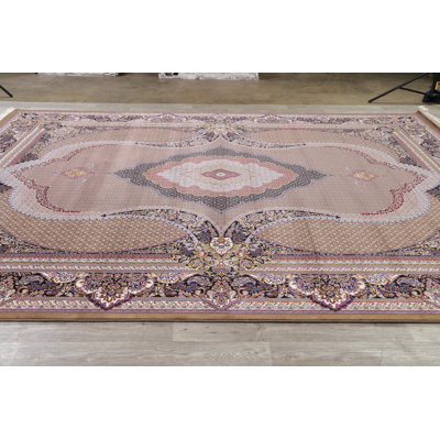 Katherin Geometric Bidjar Tukish Oriental Acrylic Wool Area Rug 13' 3"" X 9' 10 -  Rugsource, C-2075