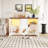 Large Cat Litter Box Enclosure with LED Light