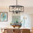 Ziar 4 - Light Dimmable Black Square/Rectangle Pendant Light