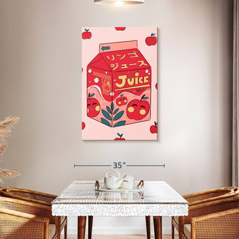 Yarlin Apple Juice Box, 45" H x 30" W