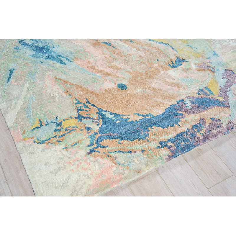Floor Art Abstract Area Rug, Rectangle 4' x 6'