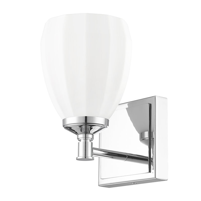 Coiffeuse Mattera, Une lumière, H 9,25 po x l 5,25 po x P 6,5 po, Chrome