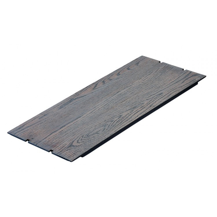 Ashwood Notched Rectangular Riser Shelf, 0.5" H x 24" W x 11" D