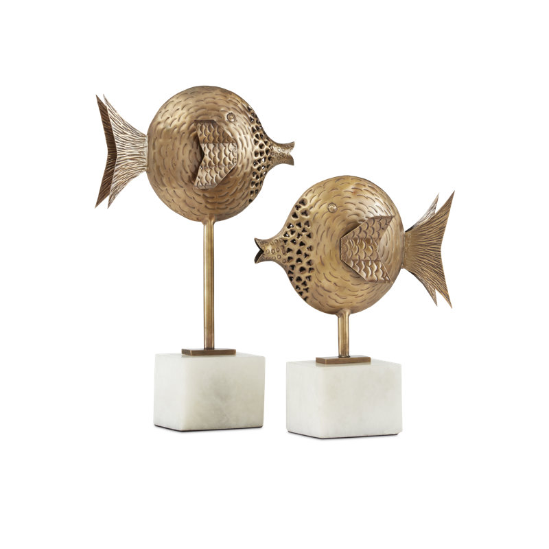 Cici 2 Piece Fish Figurine Set