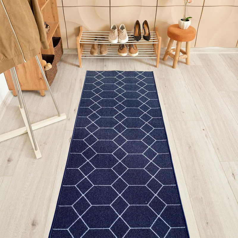 Tapis de couloir 2 pi 2 po x 24 pi avec envers antidérapant